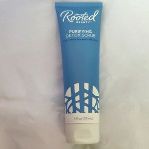 Rooted Beauty purifying detox scrub with white tea and calendula